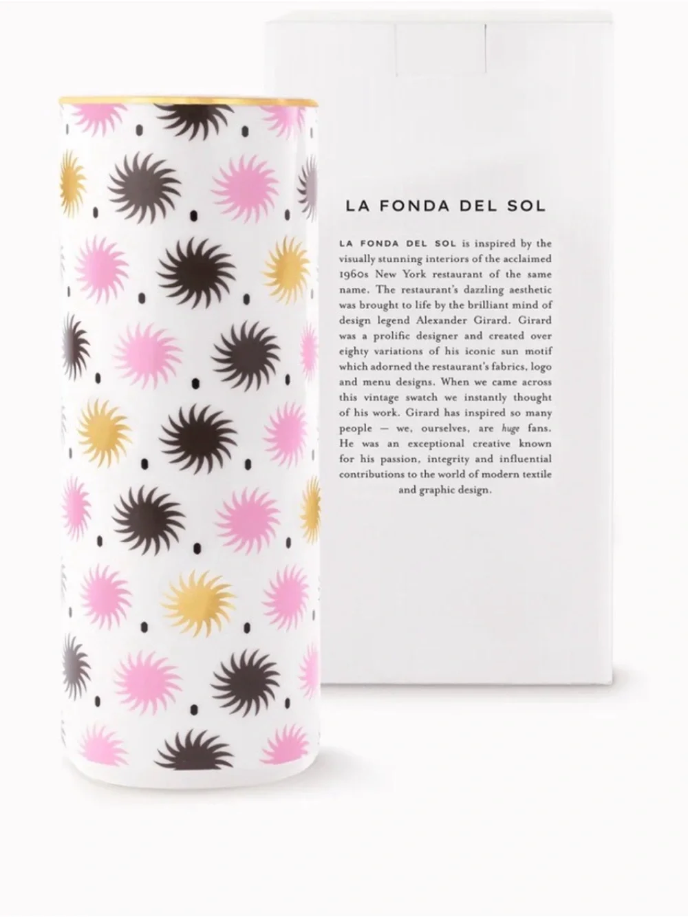 New in box-LA FONDA DEL SOL CERAMIC VASE